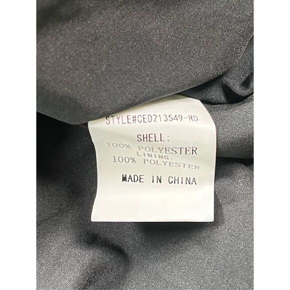 NEW Melloday Multicolor Sequin Stripe Balloon Sleeve Mini Dress Size Medium NEW! - Picture 10 of 12